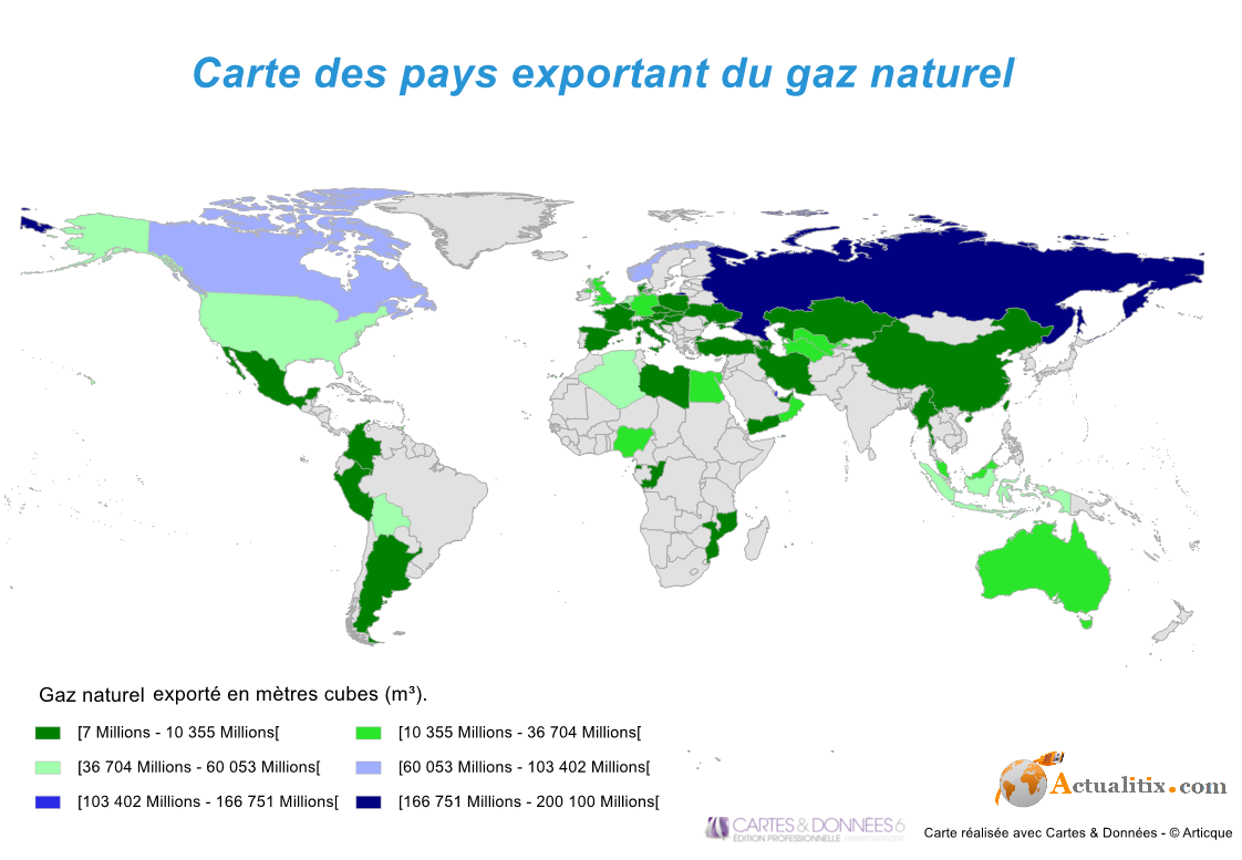 Pays Exportateurs De Gaz