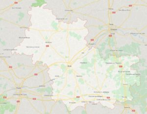 Carte du Loir et Cher Loir et Cher carte du département 41 tourisme