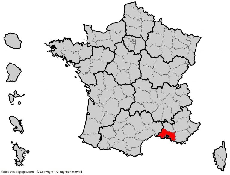 Carte Des Bouches-du-Rhône - Communes, Détaillée, Relief, Routes...