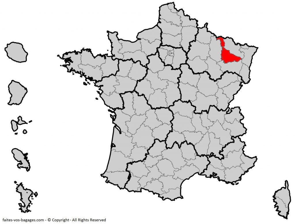 Carte De La Meurthe-et-Moselle - Meurthe-et-Moselle Carte Département 54