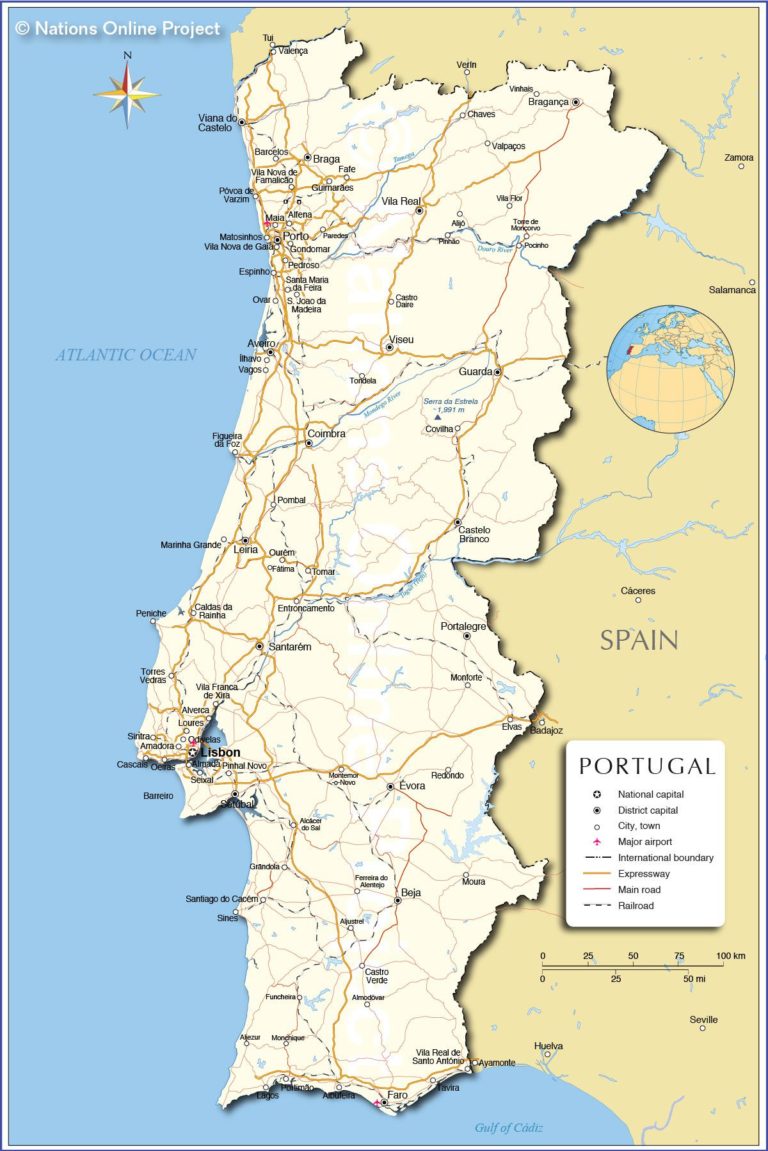 Carte Du Portugal Cartes Et Plans Du Portugal Découvrir Le Pays 4741