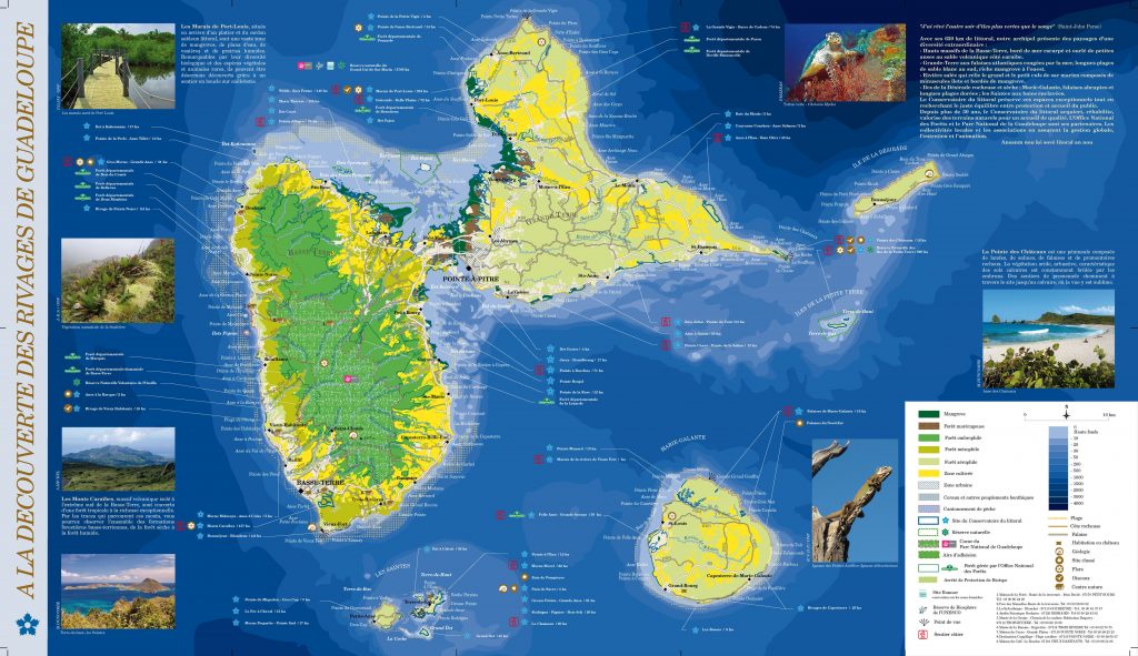 Carte De La Guadeloupe Carte Du D Partement Et De La R Gion