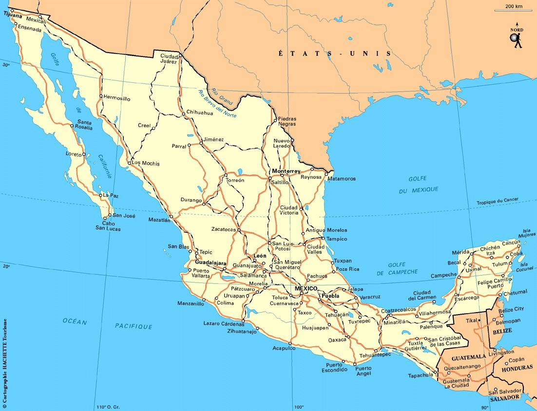 Mexico map