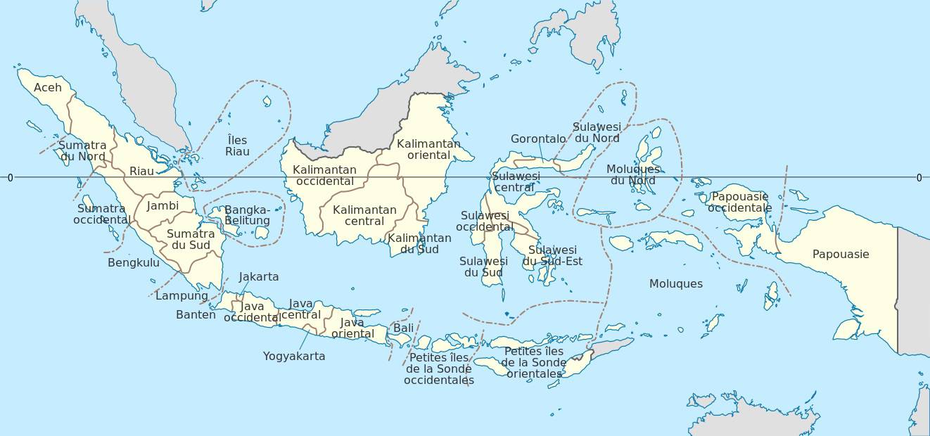 Carte de l Indon sie  Plusieurs cartes du pays sur le 