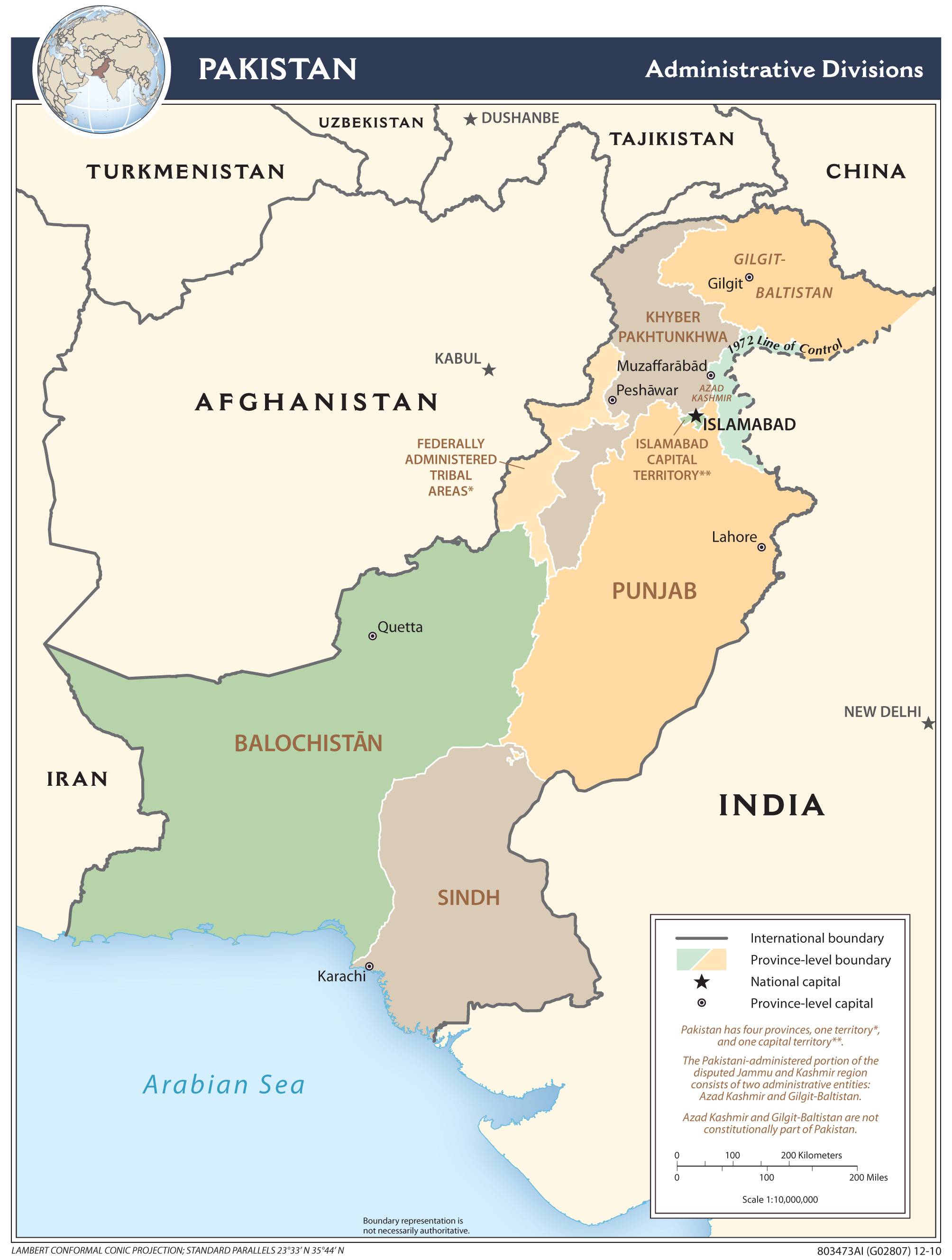 Carte Du Pakistan Plusieurs Carte Du Pays En Asie
