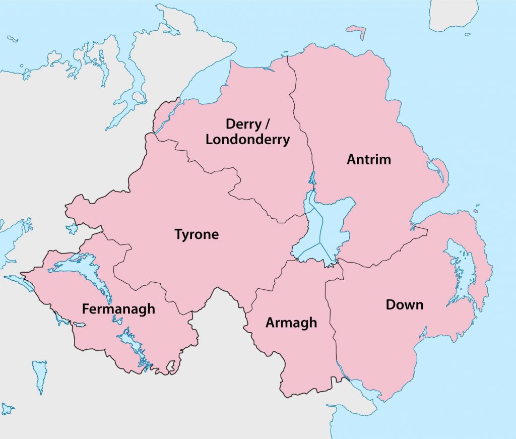 Carte Regions Irlande Du Nord 1024x871 