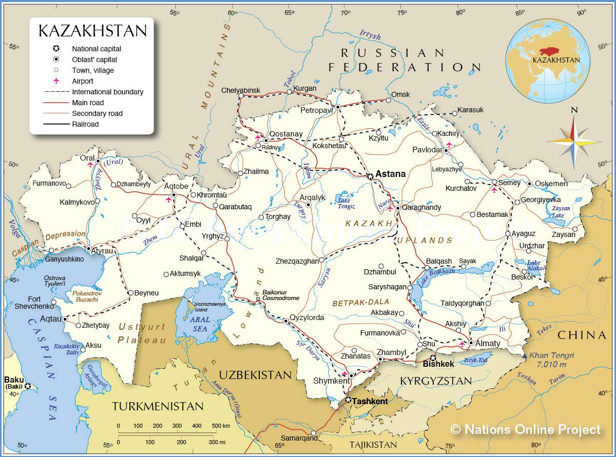 Kazakh Map