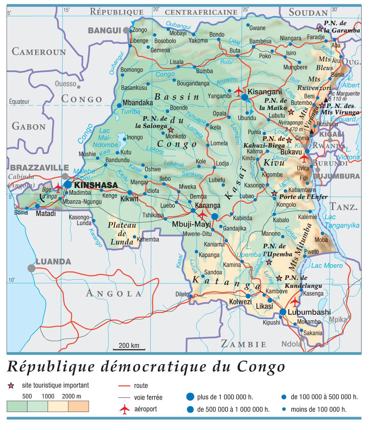 Carte Du Congo