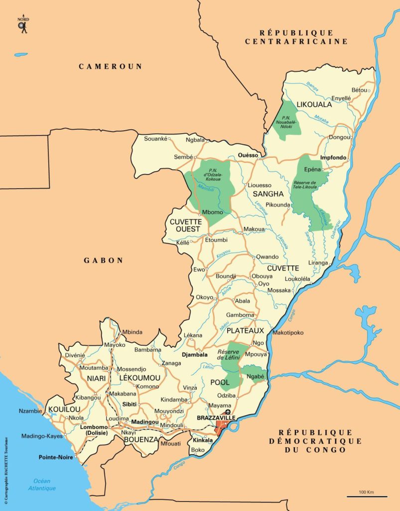 Carte De La République Du Congo - Plusieurs Cartes