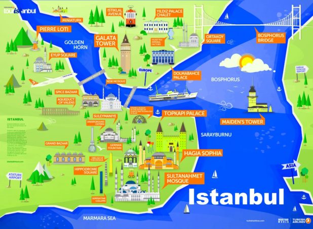 Carte D'Istanbul - Plusieurs Cartes De Cette Ville Magnifique En Turquie